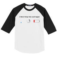 No WiFi No Battery Loading Geek Baseball Sleeve Shirt