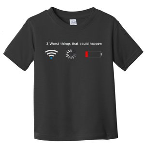 No WiFi No Battery Loading Geek Toddler T-Shirt