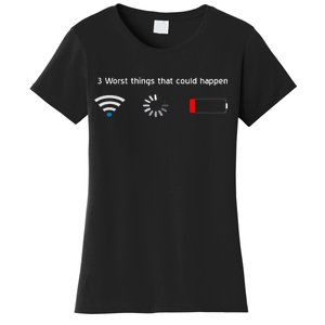 No WiFi No Battery Loading Geek Women's T-Shirt