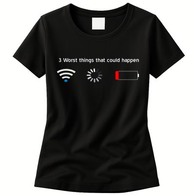 No WiFi No Battery Loading Geek Women's T-Shirt
