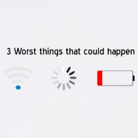 No WiFi No Battery Loading Geek Garment-Dyed Sweatshirt