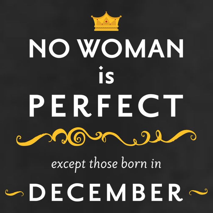 No Woman Is Perfect Except Those Born In December Adult Drive Performance Visor