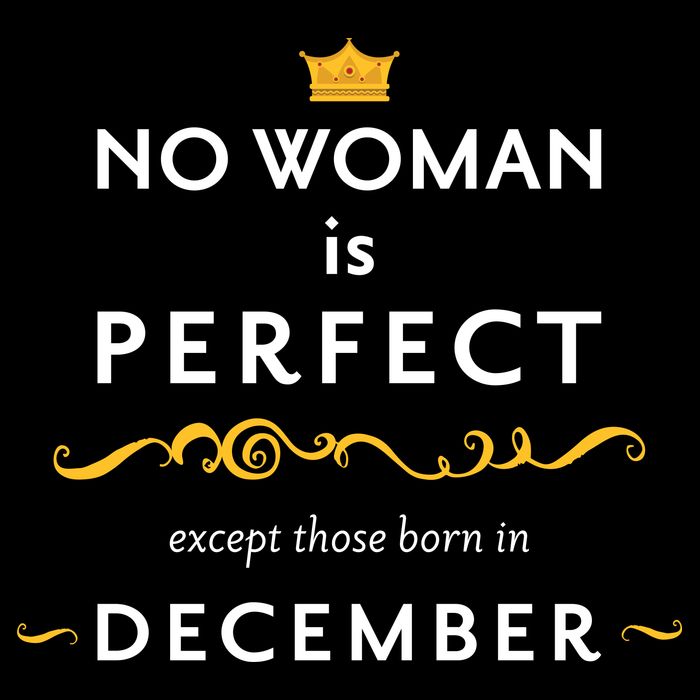 No Woman Is Perfect Except Those Born In December Wool Snapback Cap