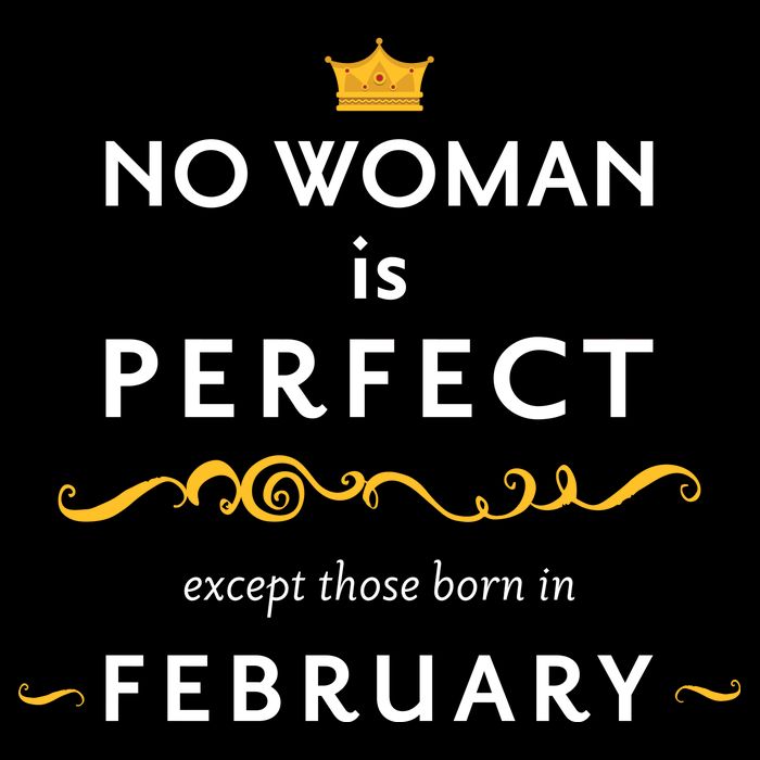 No Woman Is Perfect Except Those Born In Febuary Impact Tech Backpack