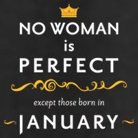 No Woman Is Perfect Except Those Born In January Cool Comfort Performance Bucket Hat