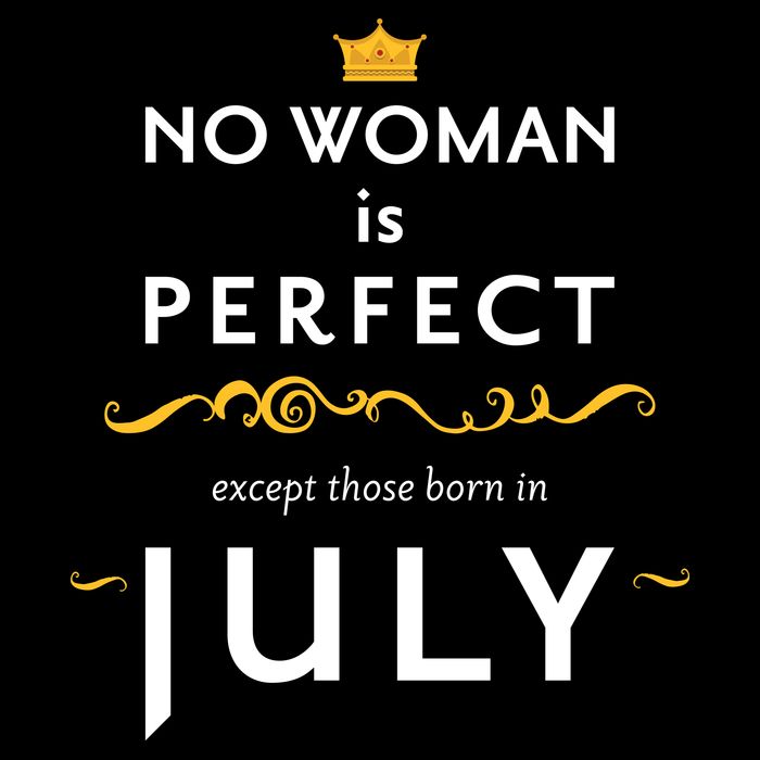 No Woman Is Perfect Except Those Born In July Cooling Performance Crew T-Shirt