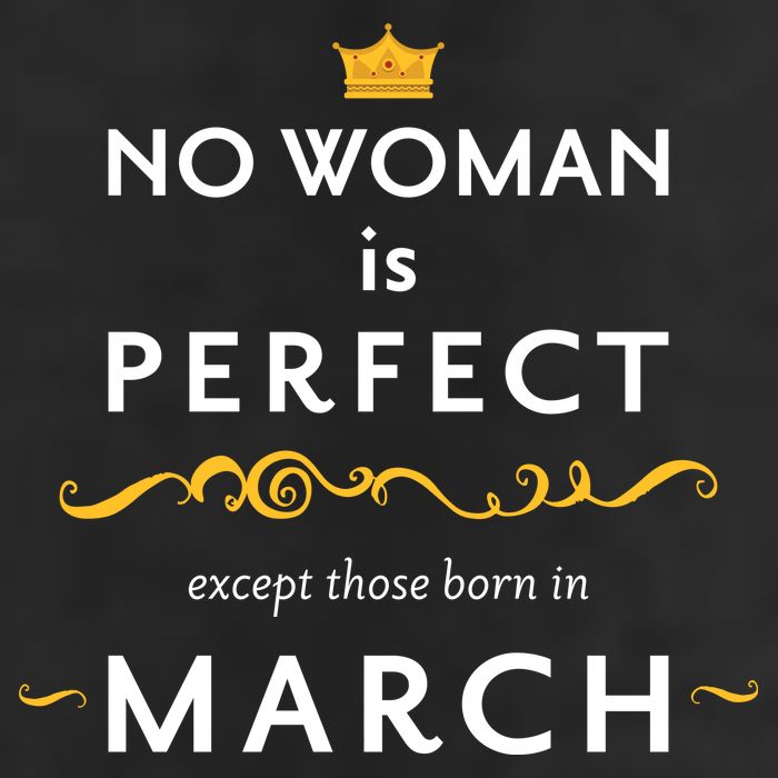 No Woman Is Perfect Except Those Born In March Adult Drive Performance Visor