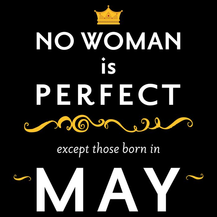 No Woman Is Perfect Except Those Born In May Cooling Performance Crew T-Shirt