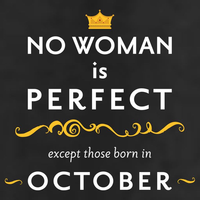 No Woman Is Perfect Except Those Born In October Adult Drive Performance Visor
