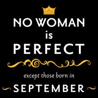 No Woman Is Perfect Except Those Born In September Cooling Performance Crew T-Shirt