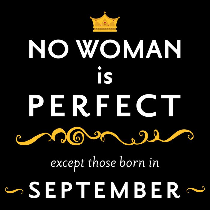 No Woman Is Perfect Except Those Born In September Cooling Performance Crew T-Shirt
