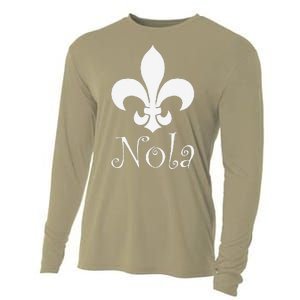 New Orleans 2025 Nola Never Forget New Orleans Strong Cooling Performance Long Sleeve Crew