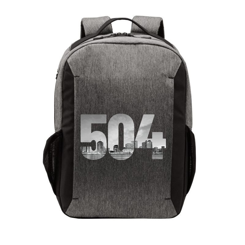 New Orleans 504 Area Code Skyline Louisiana Vintage Vector Backpack