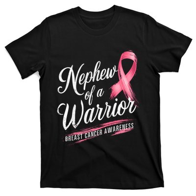 Nephew Of A Warrior Breast Cancer Awareness T-Shirt