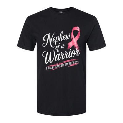 Nephew Of A Warrior Breast Cancer Awareness Softstyle® CVC T-Shirt