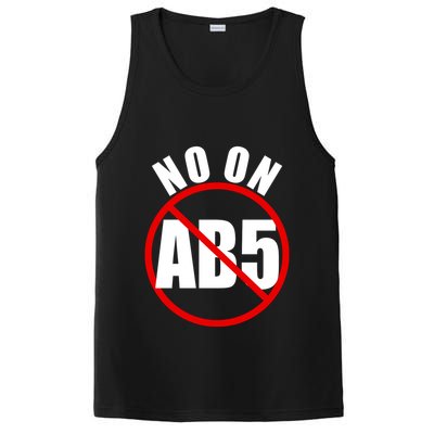 No On AB5 California Truckers Protest PosiCharge Competitor Tank