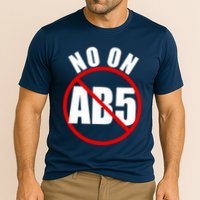 No On AB5 California Truckers Protest Cooling Performance Crew T-Shirt