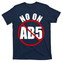 No On AB5 California Truckers Protest T-Shirt