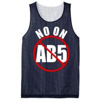 No On AB5 California Truckers Protest Mesh Reversible Basketball Jersey Tank