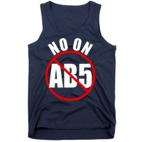 No On AB5 California Truckers Protest Tank Top