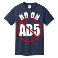 No On AB5 California Truckers Protest Kids T-Shirt