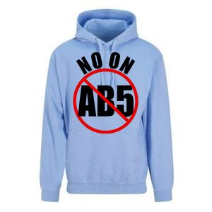 No On AB5 California Truckers Protest Unisex Surf Hoodie