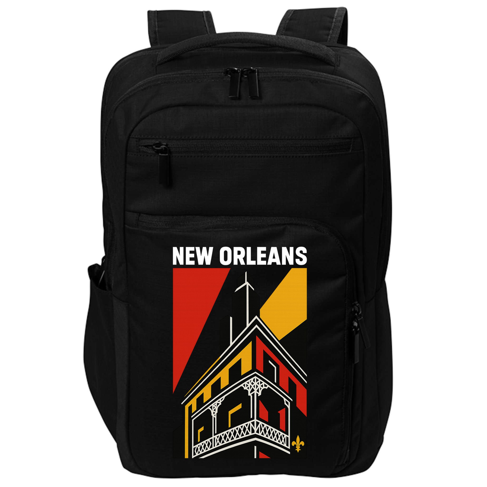 New Orleans Art Deco Impact Tech Backpack