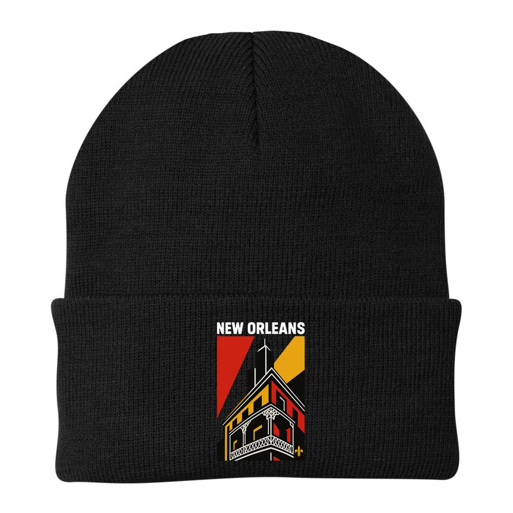 New Orleans Art Deco Beanie