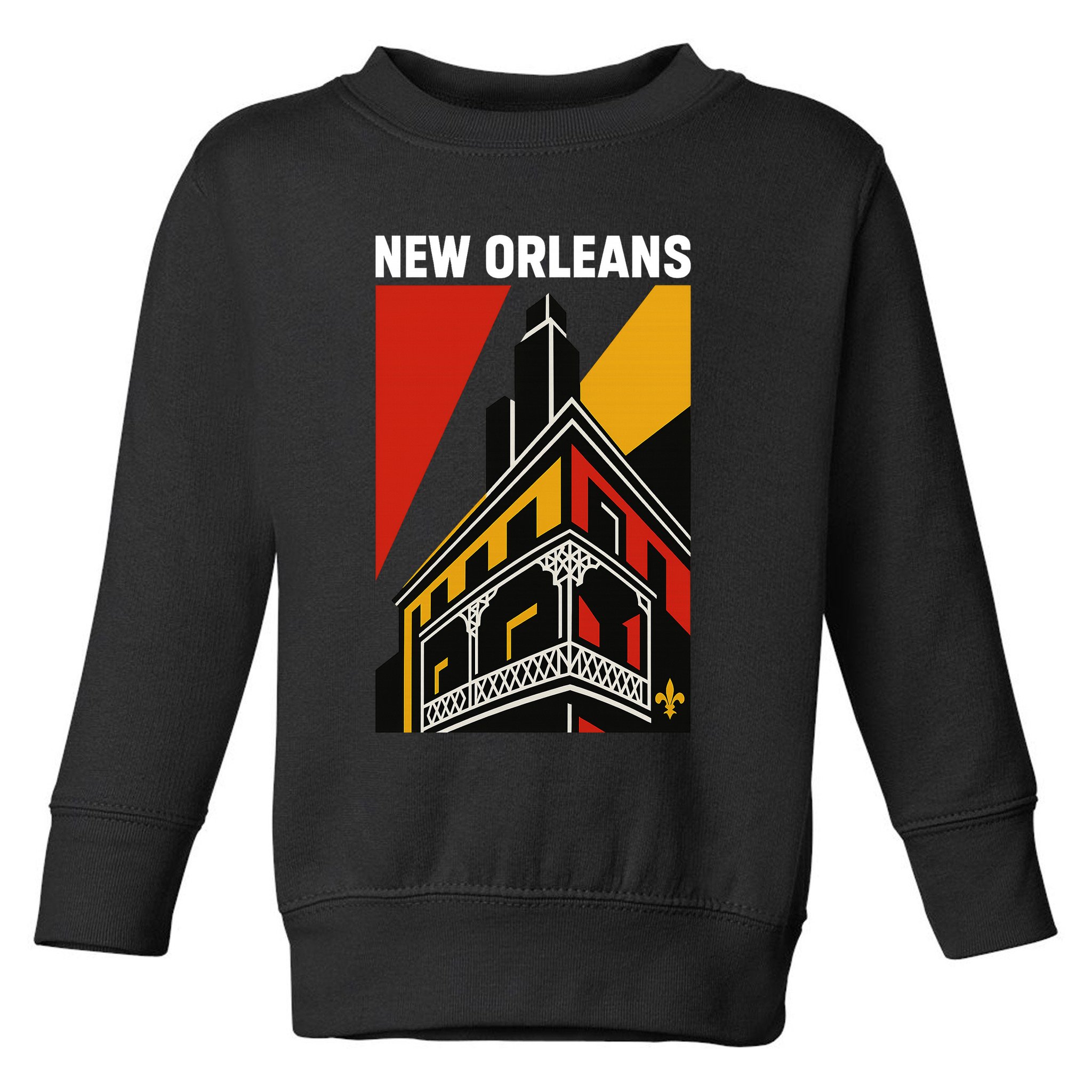 New Orleans Art Deco Toddler Sweatshirt