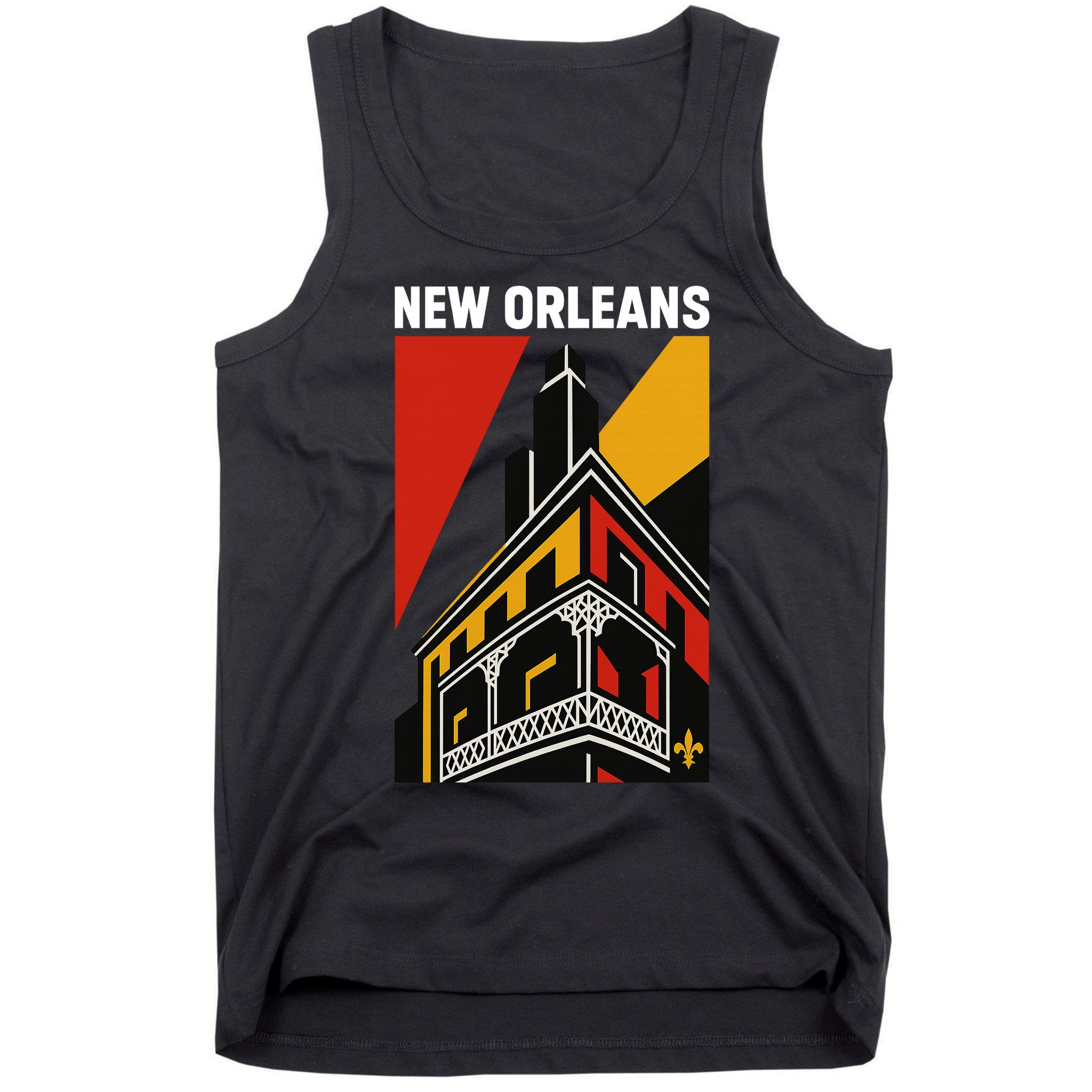 New Orleans Art Deco Tank Top