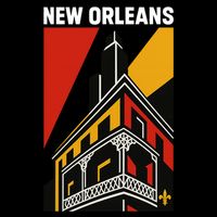 New Orleans Art Deco Kids Hoodie