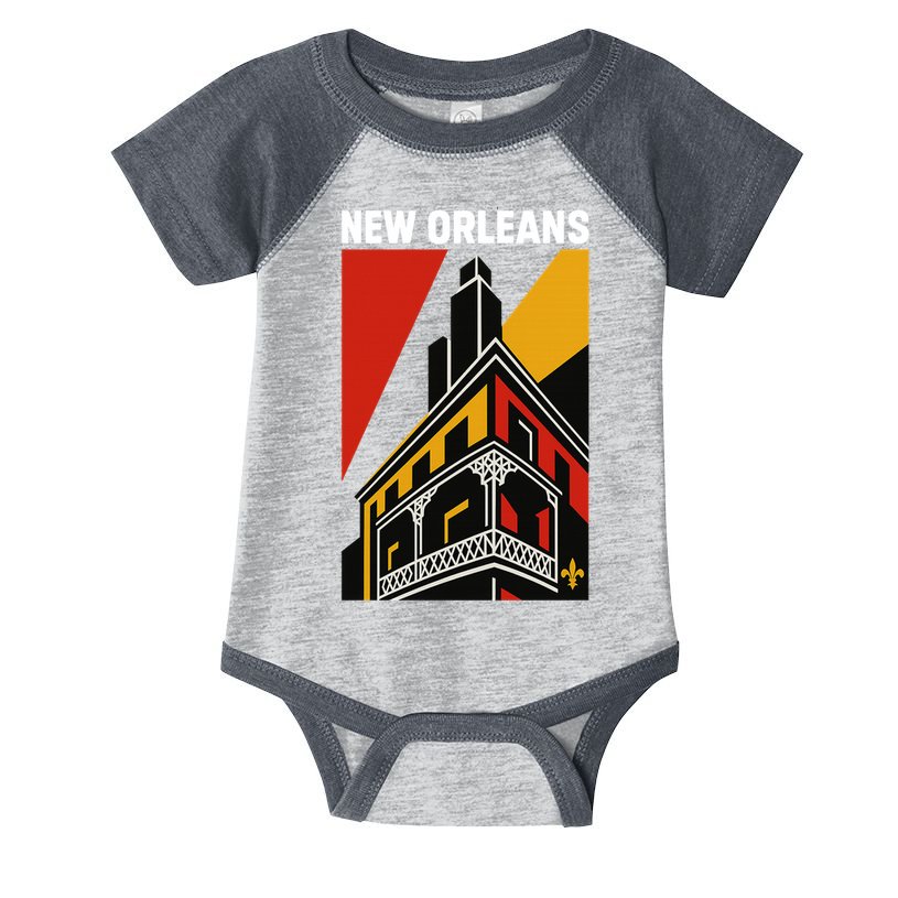 New Orleans Art Deco Infant Baby Jersey Bodysuit