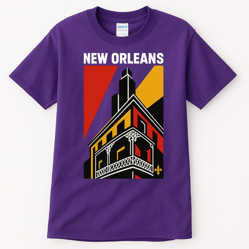 New Orleans Art Deco Tall T-Shirt