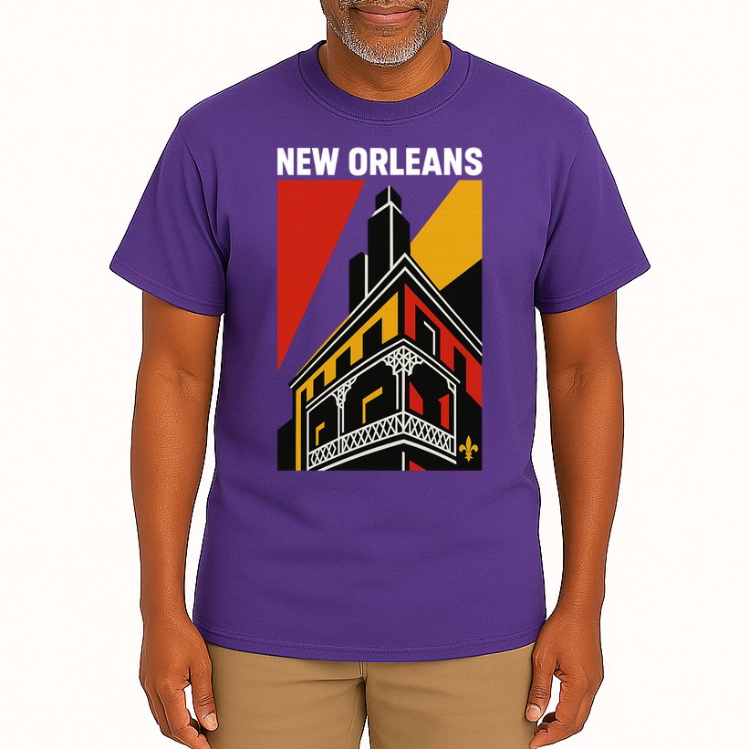 New Orleans Art Deco Tall T-Shirt