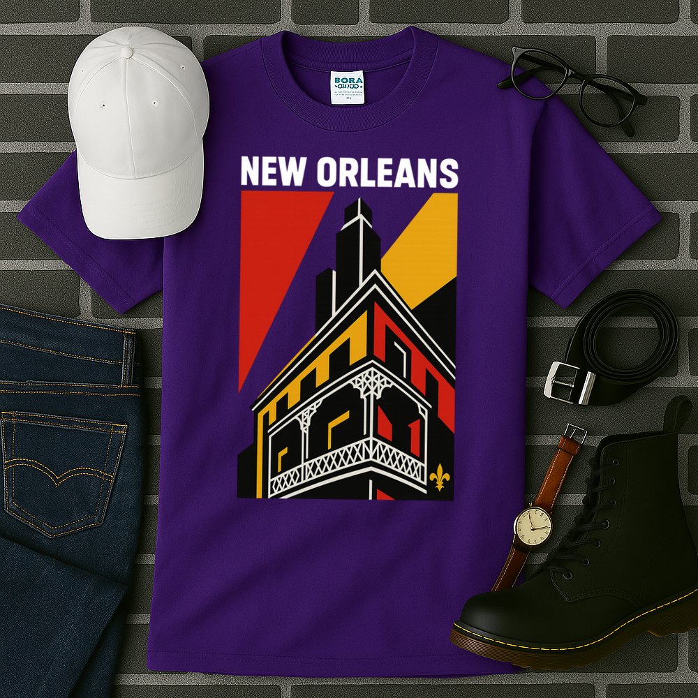 New Orleans Art Deco Tall T-Shirt
