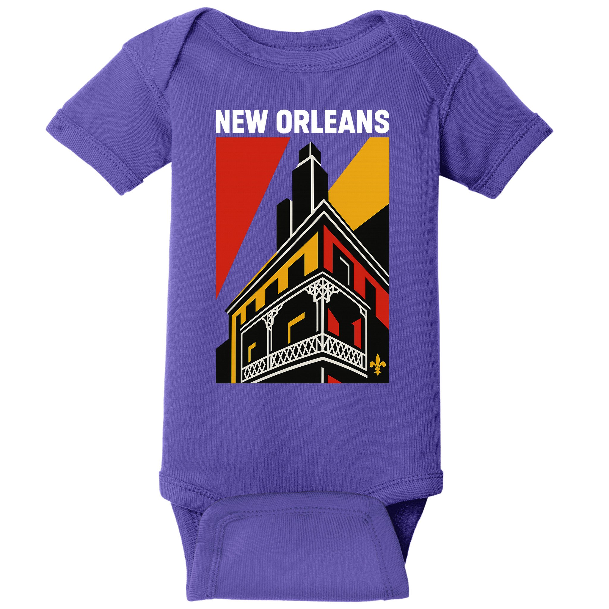 New Orleans Art Deco Baby Bodysuit