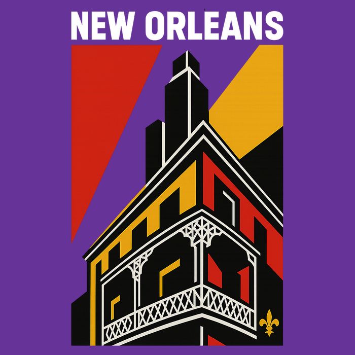 New Orleans Art Deco Baby Bodysuit