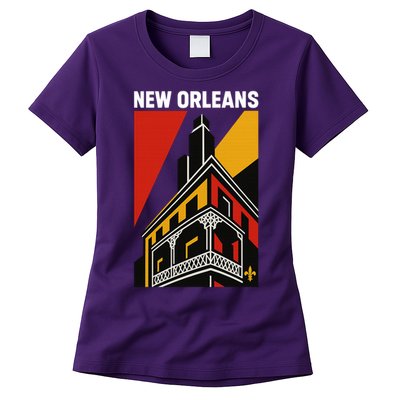 New Orleans Art Deco Womens T-Shirt