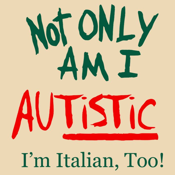 Not Only Am I Autistic IM Italian Too Funny Christmas Idea Drawstring Bag