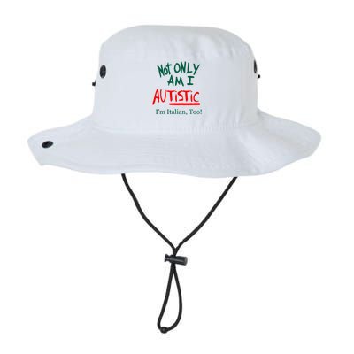 Not Only Am I Autistic IM Italian Too Funny Christmas Idea Bucket Hat