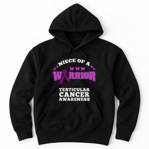 Niece Of A Warrior Testicular Cancer Awareness Hoodie