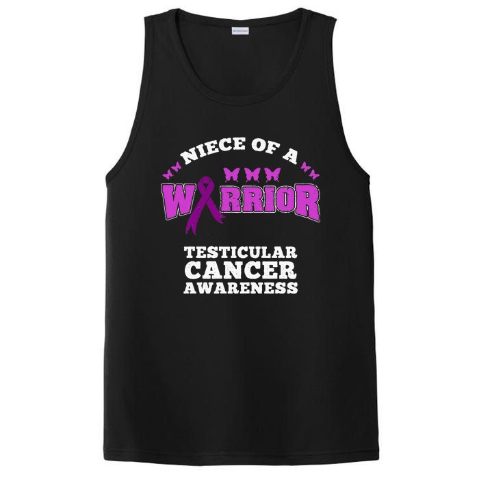 Niece Of A Warrior Testicular Cancer Awareness PosiCharge Competitor Tank