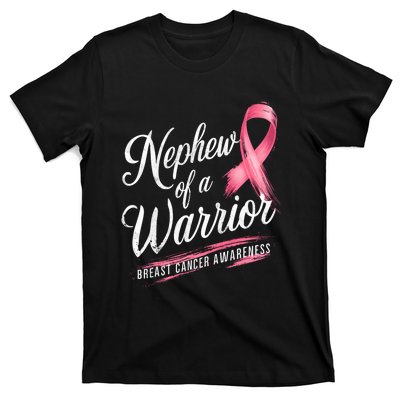 Nephew Of A Warrior Breast Cancer Awareness T-Shirt