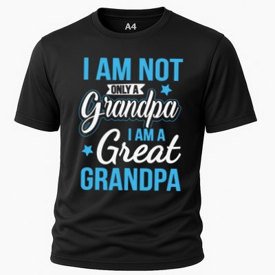 Not Only A Grandpa I Am A Great Grandpa Performance Shirt