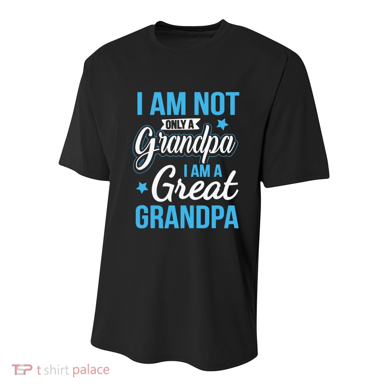 Not Only A Grandpa I Am A Great Grandpa Youth Performance Sprint T-Shirt