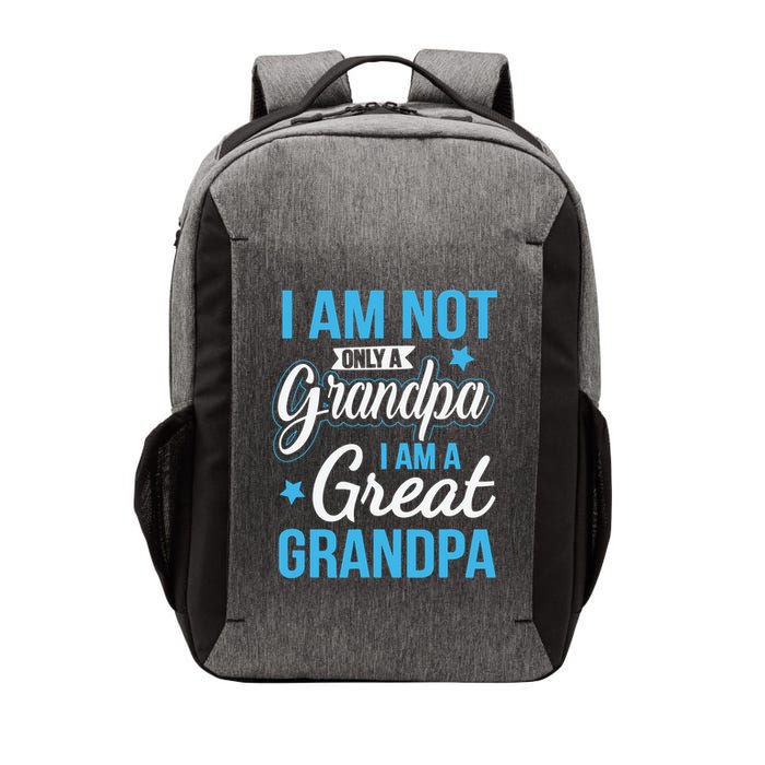 Not Only A Grandpa I Am A Great Grandpa Vector Backpack