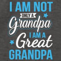 Not Only A Grandpa I Am A Great Grandpa Vector Backpack