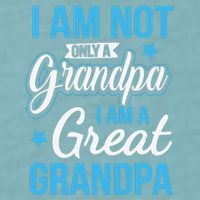 Not Only A Grandpa I Am A Great Grandpa Sueded Cloud Jersey T-Shirt