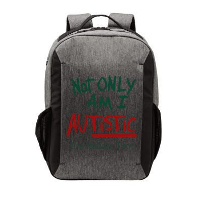 Not Only Am I Autistic I’M Italian Too Vector Backpack