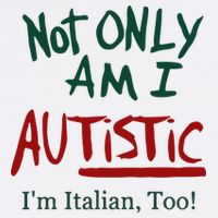 Not Only Am I Autistic I’M Italian Too Garment-Dyed Sweatshirt